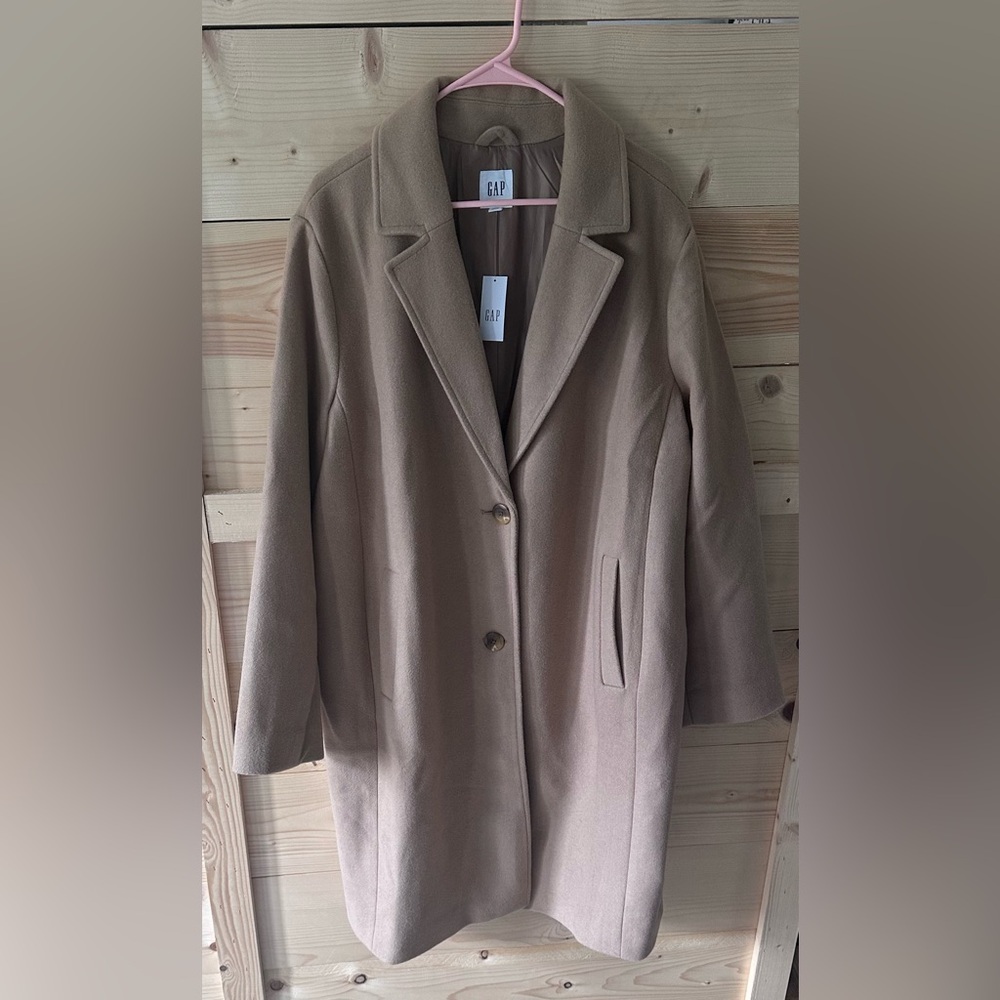 GAP Women's Timeless Brown Trench Coat